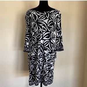 Loft by Ann Taylor Boatneck Midi Dress